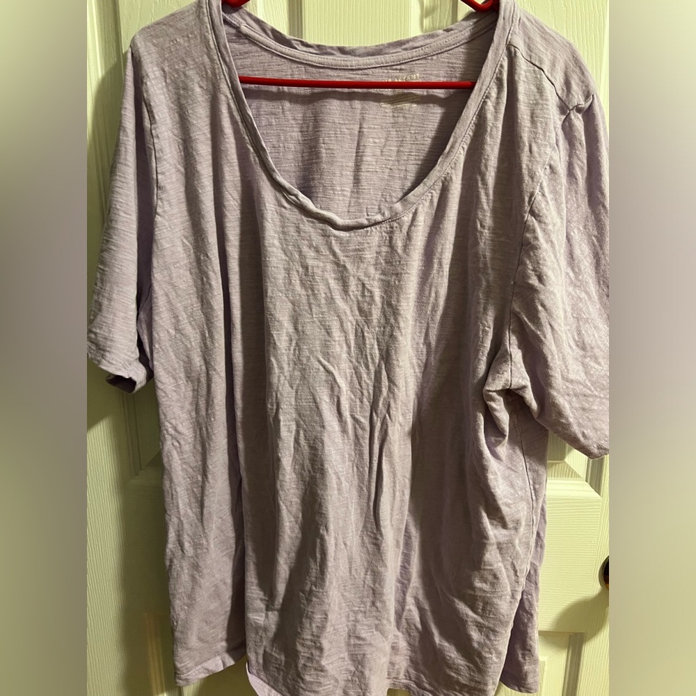 Lane Bryant perfect tee purple size 22